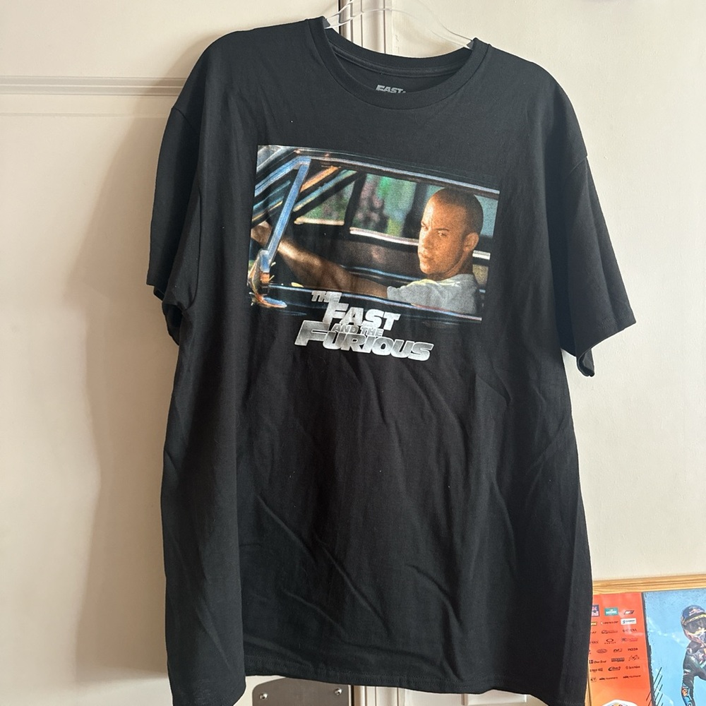 Black & white Fast & Furious 6 tee